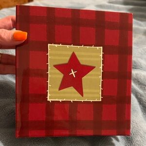 Hallmark Red Plaid Photo Album